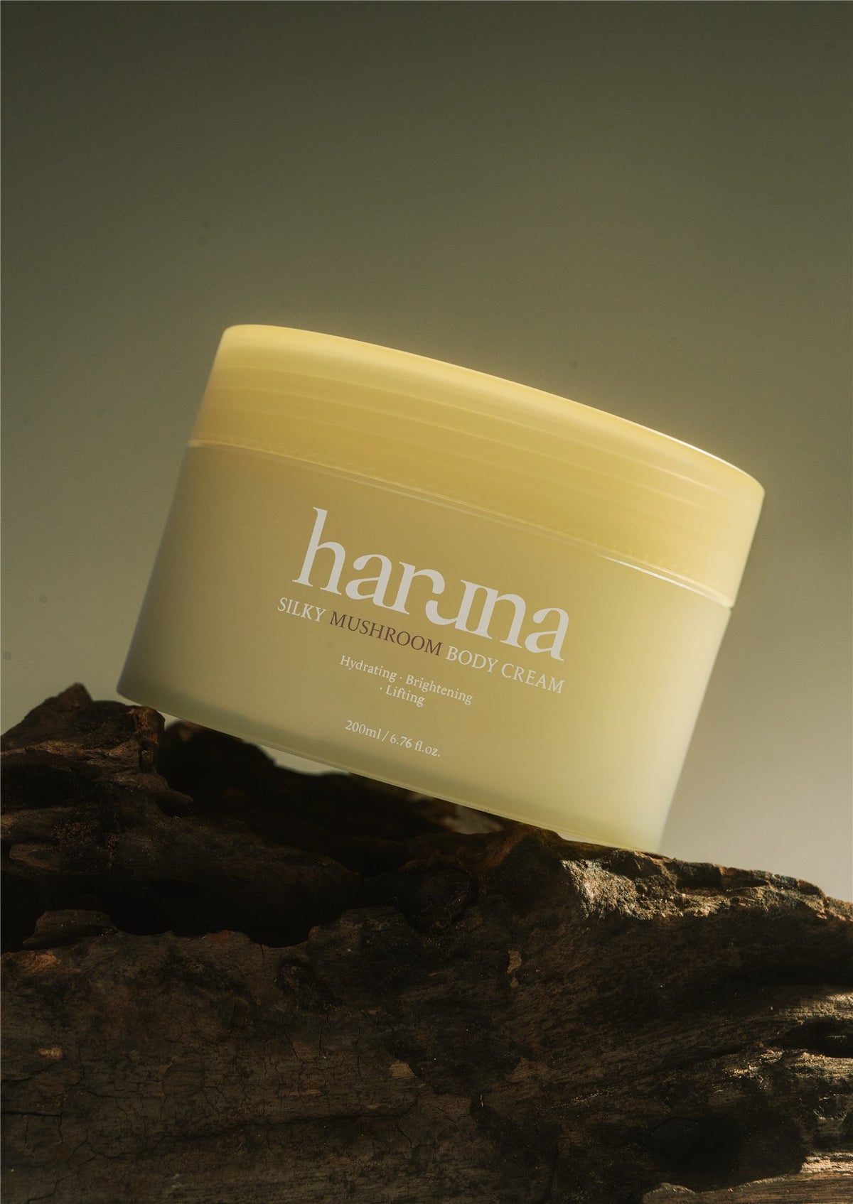 Haruna Silky Mushroom Body Cream with Tremella — 200 ml / 6.76 fl oz